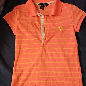 Polo by Ralph Lauren Pink and Yellow Polos with Collared Necklines